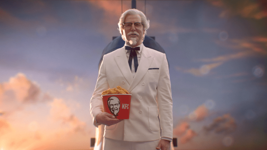 KFC présente le Colonel Sanders Packshotmag